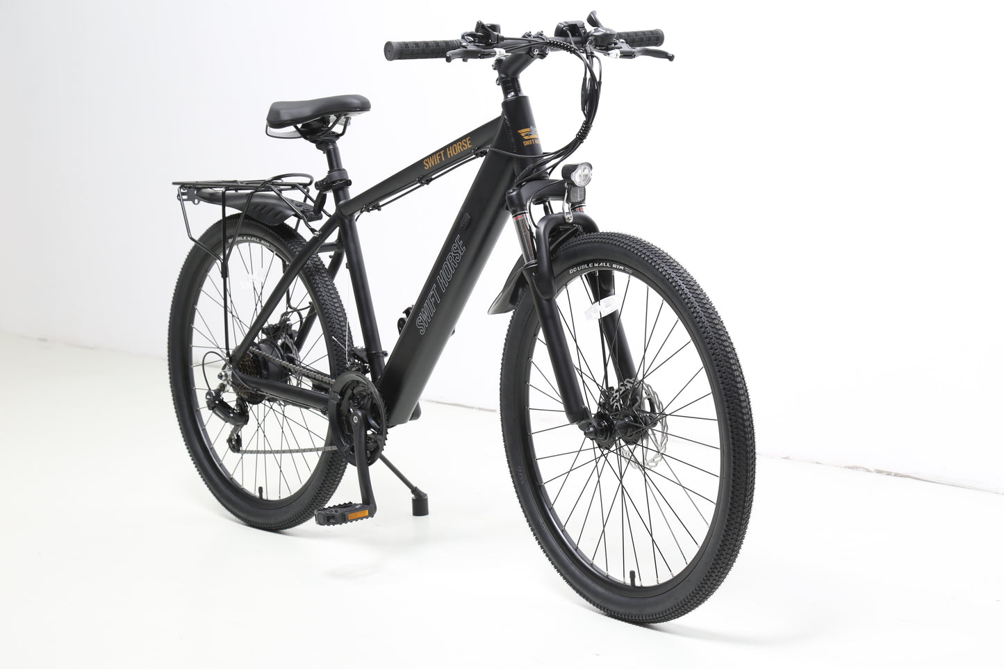 【SWIFT HORSE 1】電動アシスト自転車-ジェットブラック