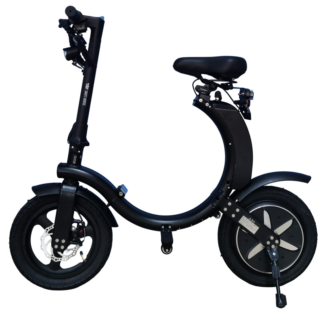 【SWIFT HORSE K2 ver.2】特定小型原付電動バイク-マットブラック