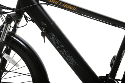 【SWIFT HORSE 1 ver.2】電動アシスト自転車-ジェットブラック 型式認定車