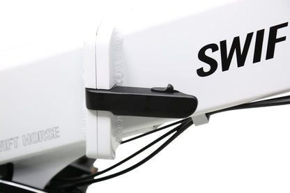 【SWIFT HORSE 2 ver.2】折畳み電動アシスト自転車-パールホワイト 型式認定車 最大100km走行可能