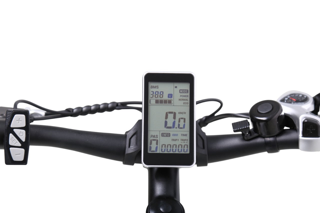 【SWIFT HORSE 2 ver.2】折畳み電動アシスト自転車-パールホワイト 型式認定車 最大100km走行可能