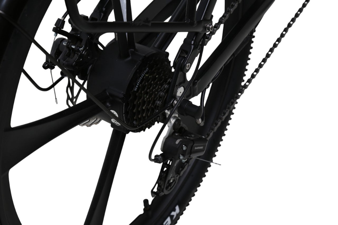 【SWIFT HORSE 2 ver.2】折畳み電動アシスト自転車-マットブラック 型式認定車 最大100km走行可能