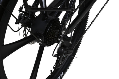 【SWIFT HORSE 2 ver.2】折畳み電動アシスト自転車-マットブラック 型式認定車 最大100km走行可能