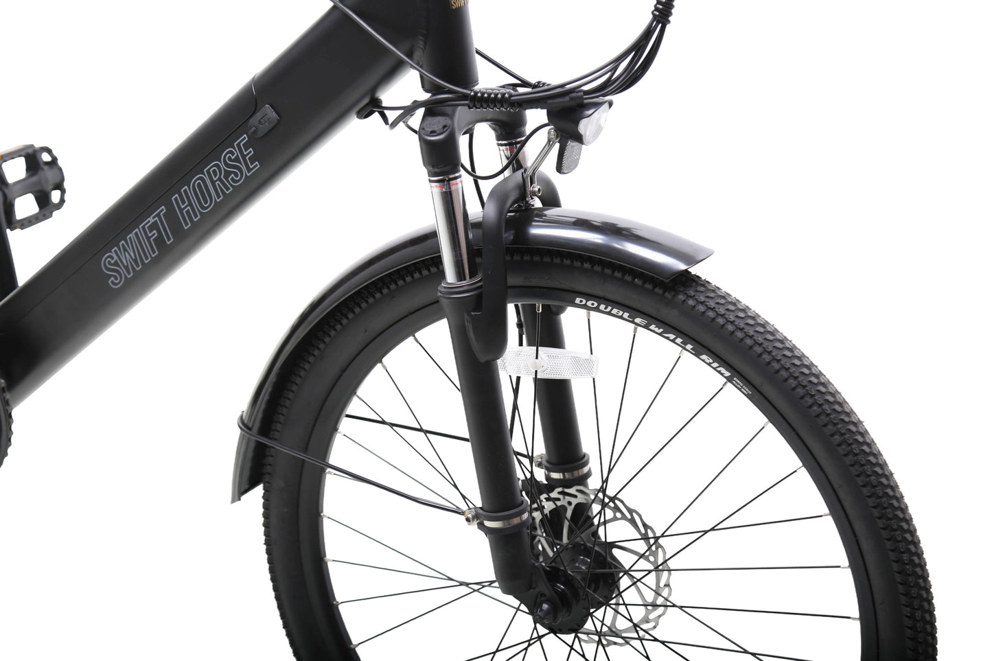 【SWIFT HORSE 1 ver.2】電動アシスト自転車-ジェットブラック 型式認定車