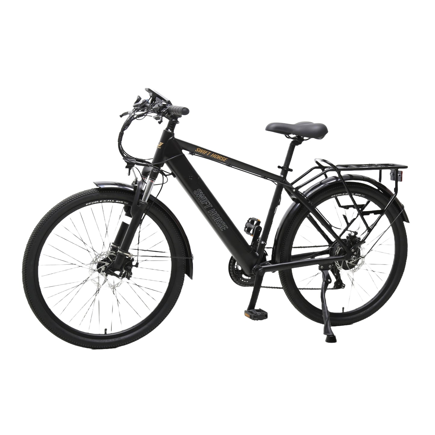 【SWIFT HORSE 1 ver.2】電動アシスト自転車-ジェットブラック 型式認定車